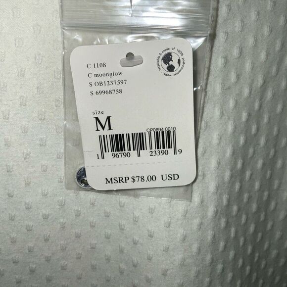 NEW Free People Brunch Date Henley Top Moonglow size M - Picture 10 of 11